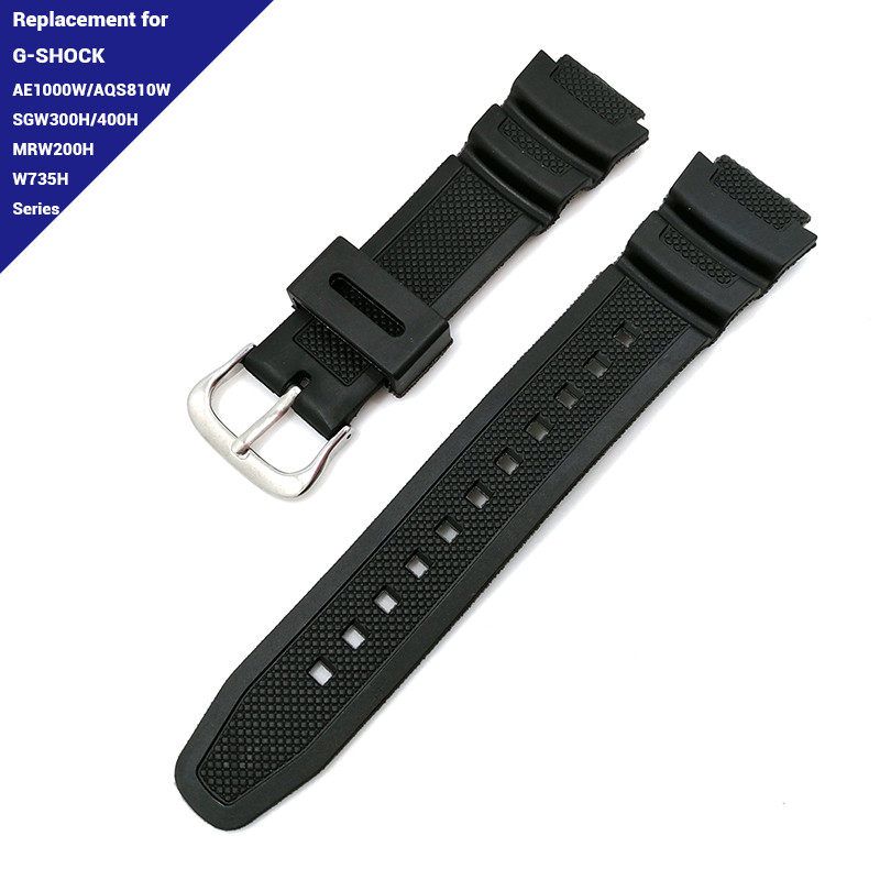 Ремінець для годинника Casio AQ-S810W / AQ-S800W / SGW-300H / SGW-400H / MRW-200H / AE-1000W / AE-1300 / AE-1200 та ін.