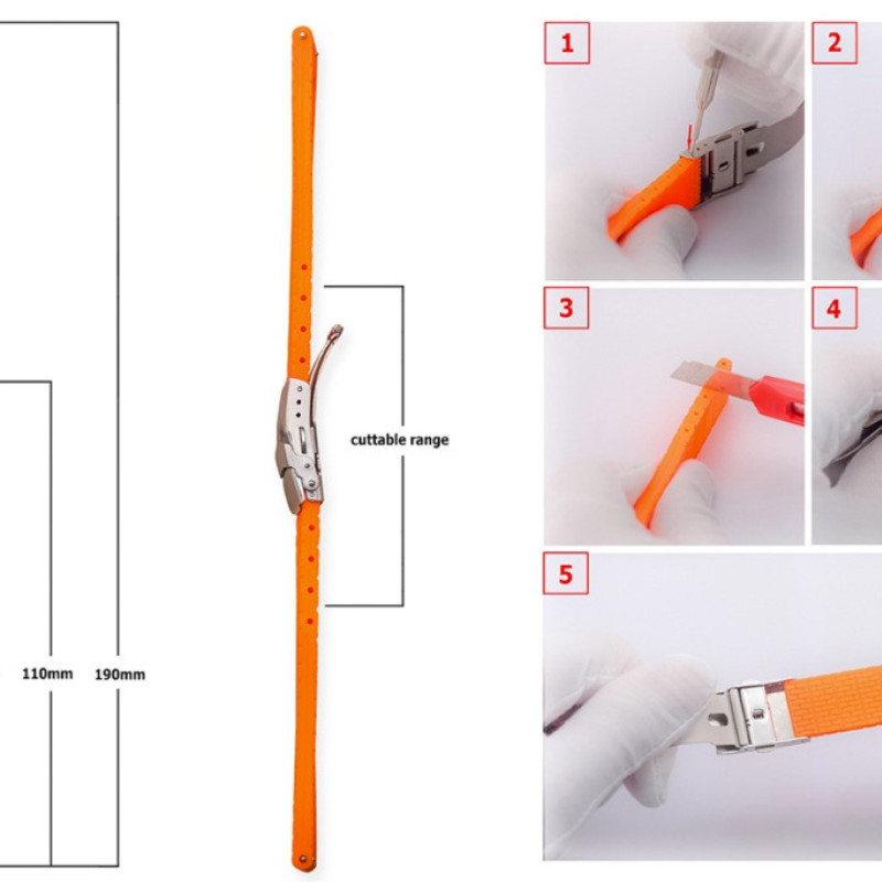 Силіконовий м'який змінний ремінець для годинника, із системою швидкої заміни, 22 мм