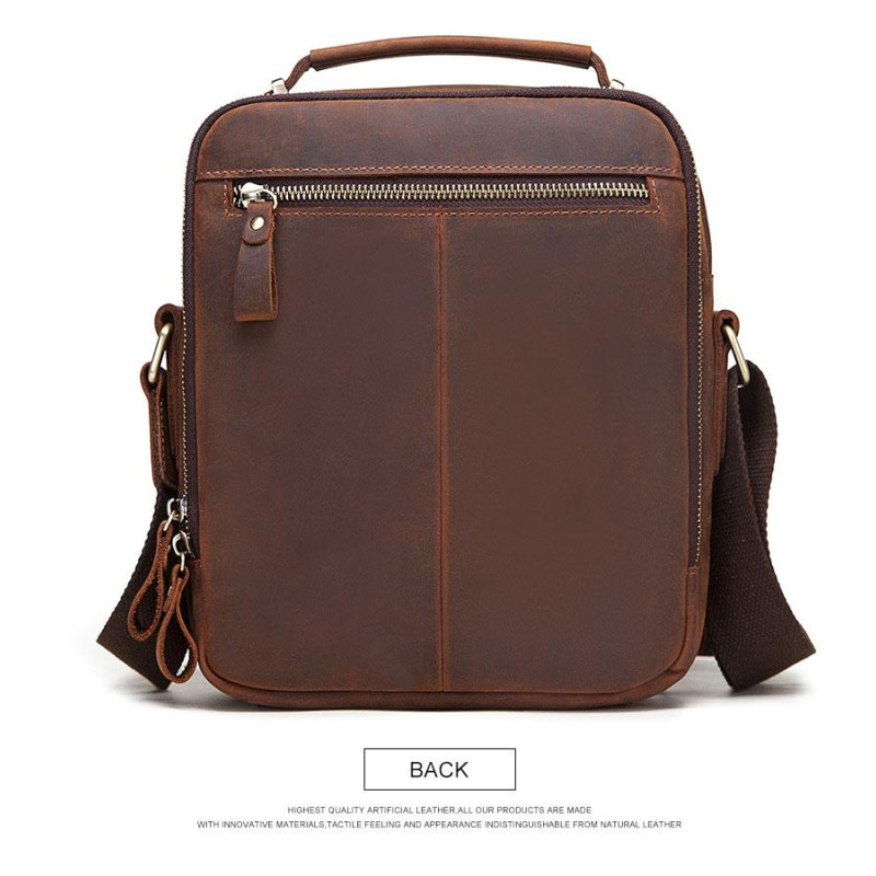 Чоловіча сумка з натуральної шкіри CRAZY HORSE крейзі хорс