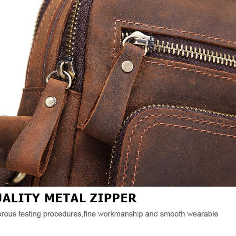 Чоловіча сумка з натуральної шкіри CRAZY HORSE крейзі хорс