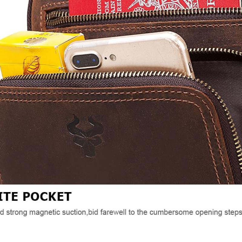 Чоловіча сумка з натуральної шкіри CRAZY HORSE крейзі хорс