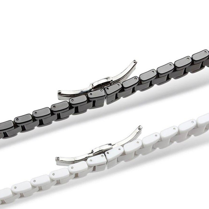 Браслет для годинника керамічний, глянцевий. 22 мм.