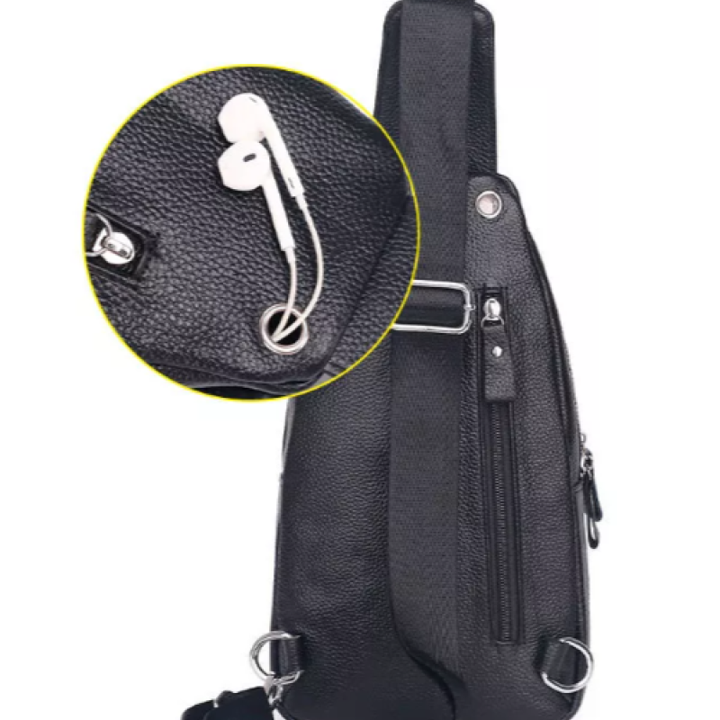 Стильна повсякденна, міська сумка з натуральної шкіри через плече, слінг