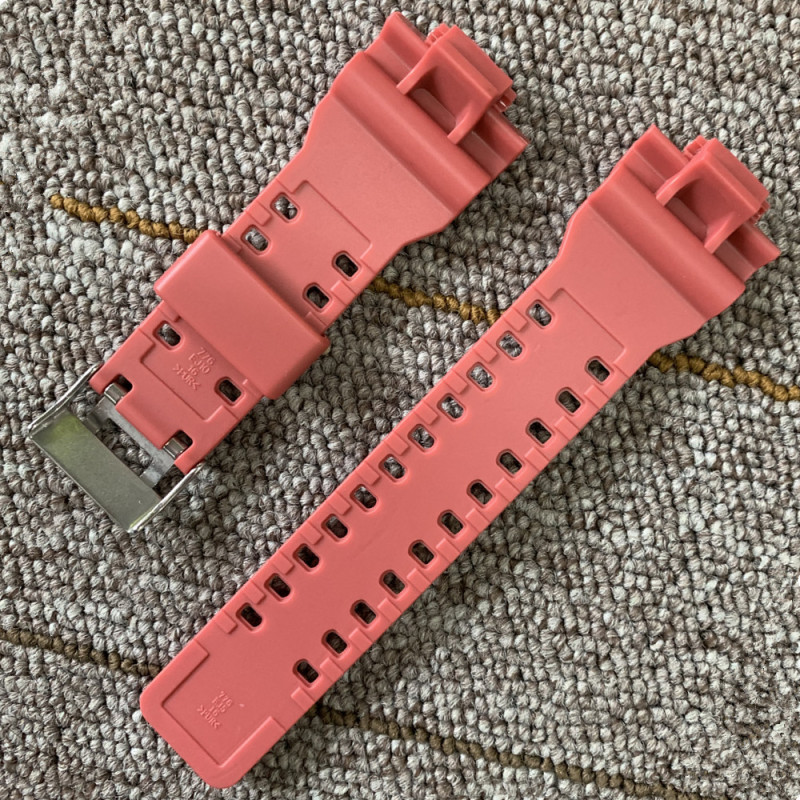 Ремінець для годинника Casio GA-100 / GD-120 / G-8900 / GA-150 / GA-200 / GLS-100 / GW-8900 Червоний