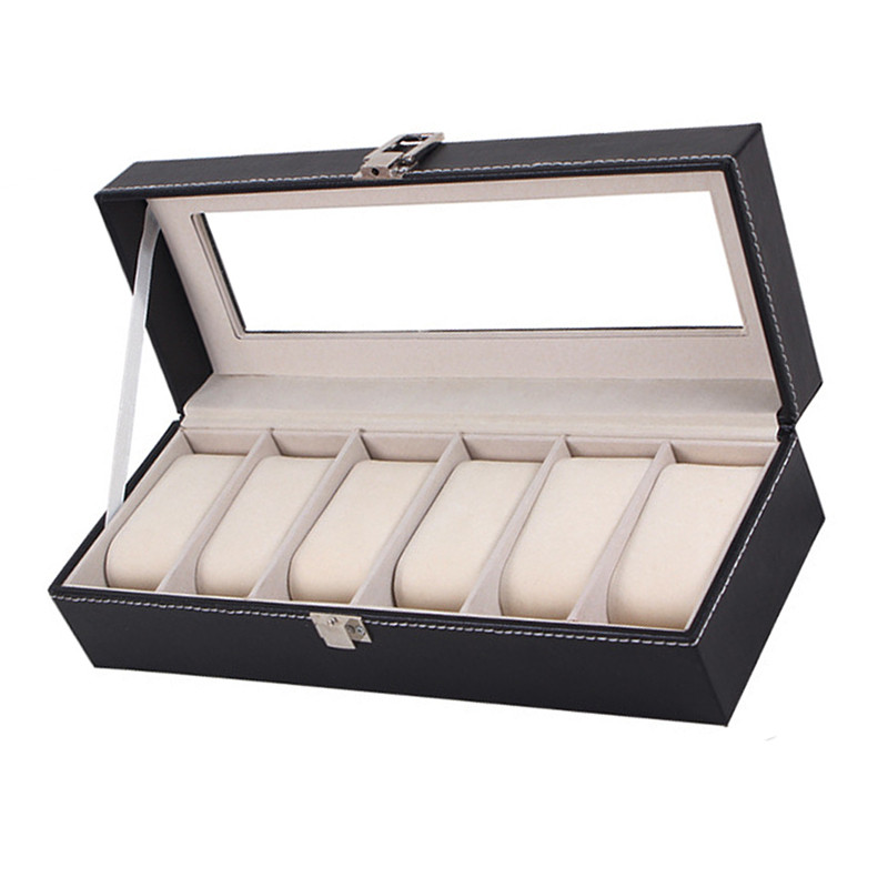 Скринька для зберігання годинників, на 6 відділень