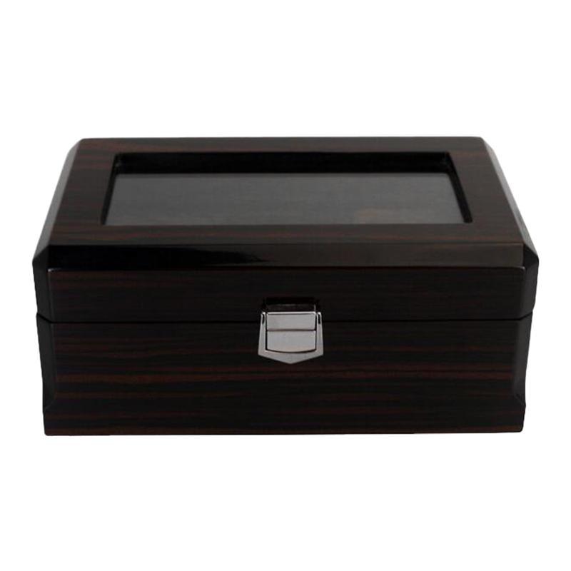 Розкішна дерев'яна скринька для годинників на 3 відділення