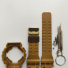 Casio ремінець + безель (рант) для G-SHOCK GA-100 / GA-110 / GA-120 / GD-100 / GD-100 / GD-120/ GAX-100/GLS-100 Матовий Золото з