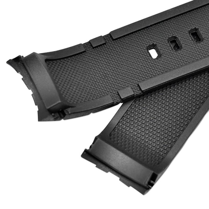 Полімерний ремінець для Casio Edifice EF-550/EF523 Сталева пряжка