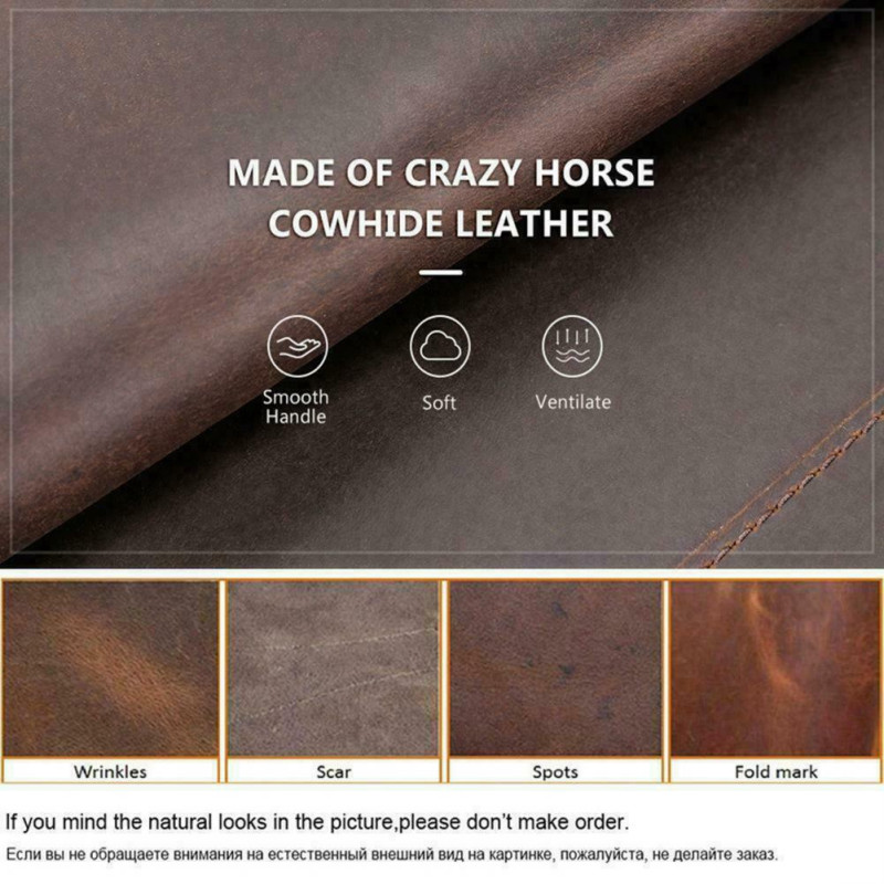 Бокс, скринька, футляр для годинників на 3 відділення з натуральної шкіри. CRAZY HORSE