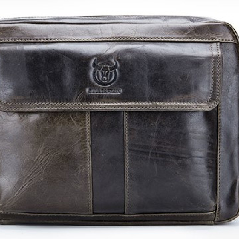 Повсякденна ділова чоловіча сумка з натуральної шкіри