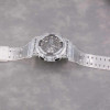 Casio ремінець + безель (рант) для G-SHOCK GA-100 / GA-110 / GA-120 / GD-100 / GD-100 / GD-120/ GAX-100/GLS-100 Матовий Прозорий.