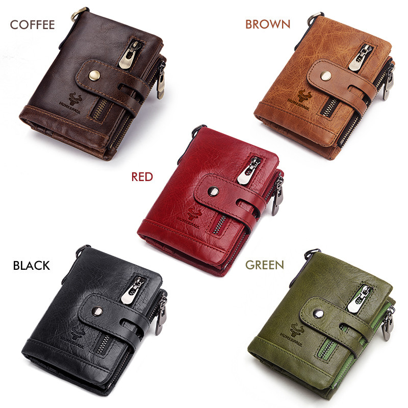 Універсальний гаманець з натуральної шкіри (Воловья шкіра) з Rfid-захистом