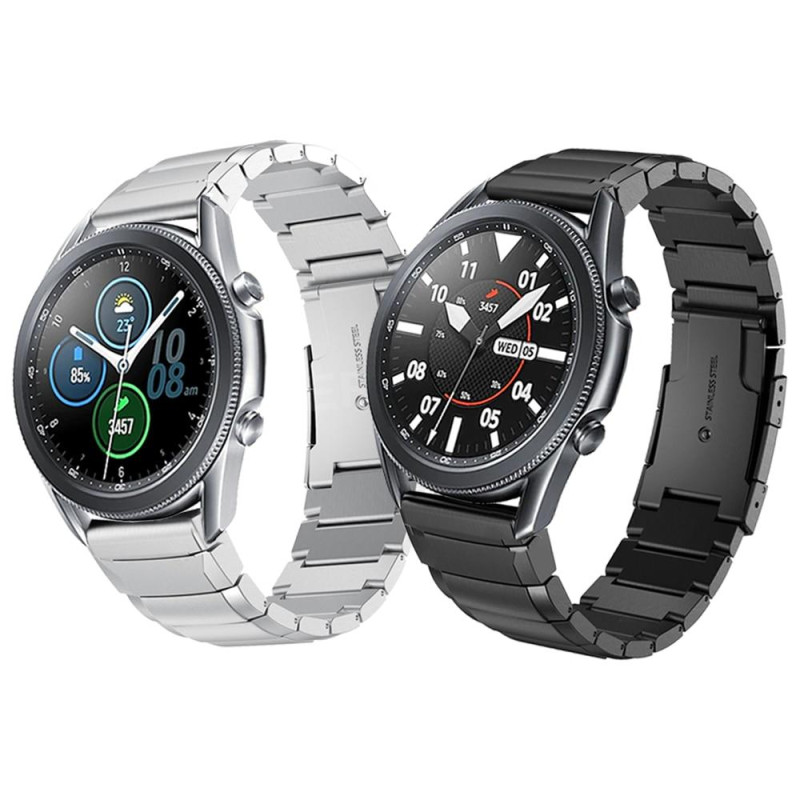 Браслет для смарт годинника Samsung galaxy watch 3 41m / 45m / Gear S3 / Galaxy 46mm Черный 22 мм