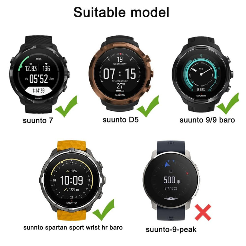 Браслет для Suunto 7 / 9 / Spartan hr Baro / Spartan hr / 9 Baro / D5 / Traverse