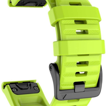 Ремінець для Garmin Fenix 7X / Enduro / 6X / 6X Pro / Tactix Delta/ 5X /5X Plus/3 HR /Quatix 3 /Quick Fit/26м Салатовий