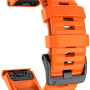 Ремінець для Garmin Fenix 7X / Enduro / 6X / 6X Pro / Tactix Delta/ 5X /5X Plus/3 HR /Quatix 3 /Quick Fit/26м Жовтогарячий