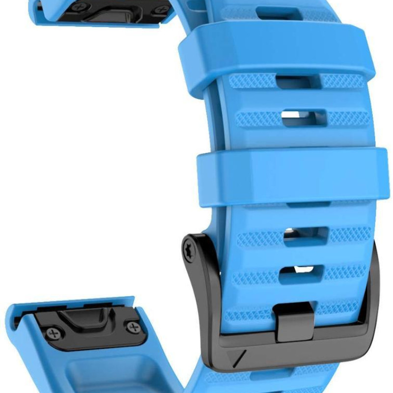 Ремінець для Garmin Fenix 7X / Enduro / 6X / 6X Pro / Tactix Delta/ 5X /5X Plus/3 HR /Quatix 3 /Quick Fit/26м Синій