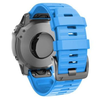 Ремінець для Garmin Fenix 7X / Enduro / 6X / 6X Pro / Tactix Delta/ 5X /5X Plus/3 HR /Quatix 3 /Quick Fit/26м Синій