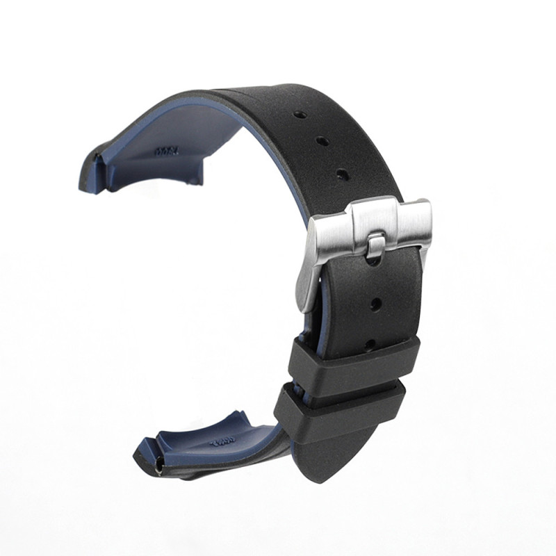 Змінний силіконовий ремінець для годинника з вигином, 22 мм
