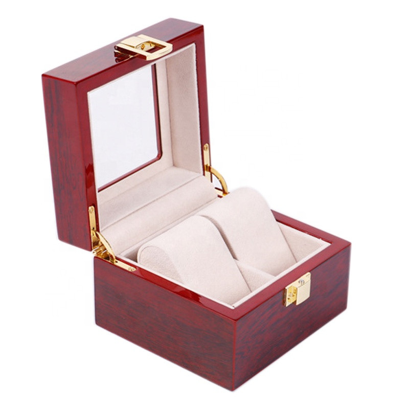Скринька для зберігання годинників, на 2 відділення. Бокс для годинника. Червона