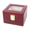 Скринька для зберігання годинників, на 2 відділення. Бокс для годинника. Червона