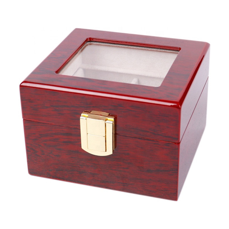 Скринька для зберігання годинників, на 2 відділення. Бокс для годинника. Червона