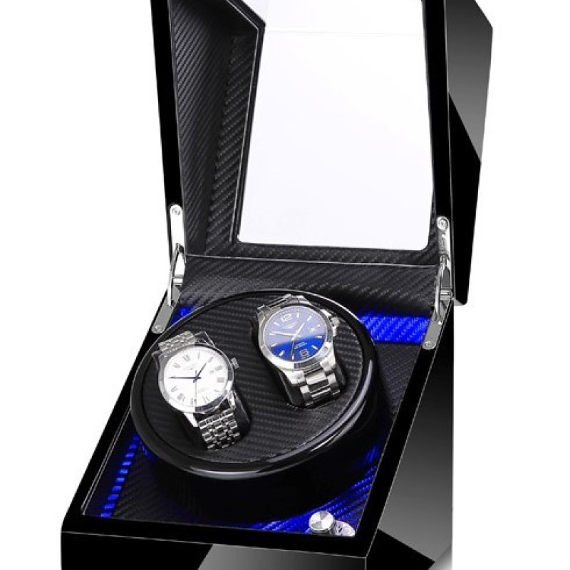 Скринька для підзаводу годинника. Віндер для годинника. Тайммувер. Чорна