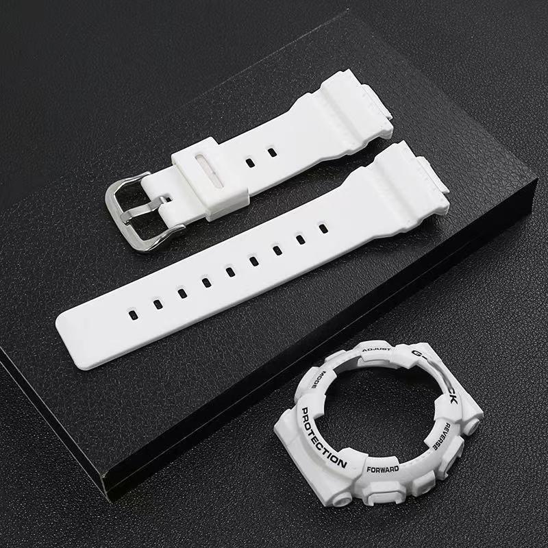 Casio ремінець + безель (рант) для годинника Casio Baby-G GMA-S110 / S120 / S130 / S140