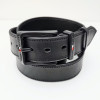 Шкіряний чоловічий ремінь. Чорний