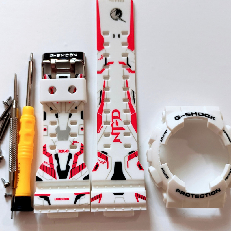 Casio ремінець + безель (рант) для годинника G-SHOCK GA-100 / GA-110 / GA-120 / GD-100 / GD-110 / GD-120/GAX-100/GLS-100