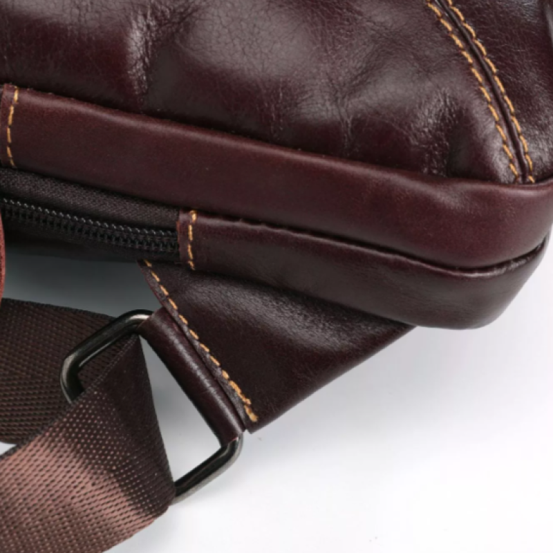 Повсякденна, міська сумка з натуральної шкіри через плече, слінг