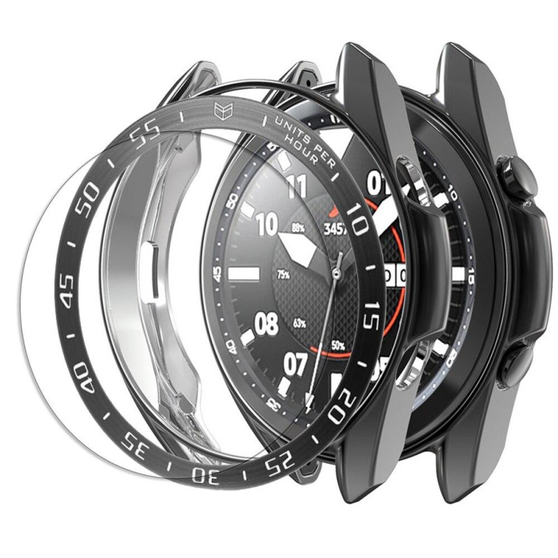 Захисний чохол + накладка на безель + скло для Samsung galaxy watch 3 41 mm / 45 mm