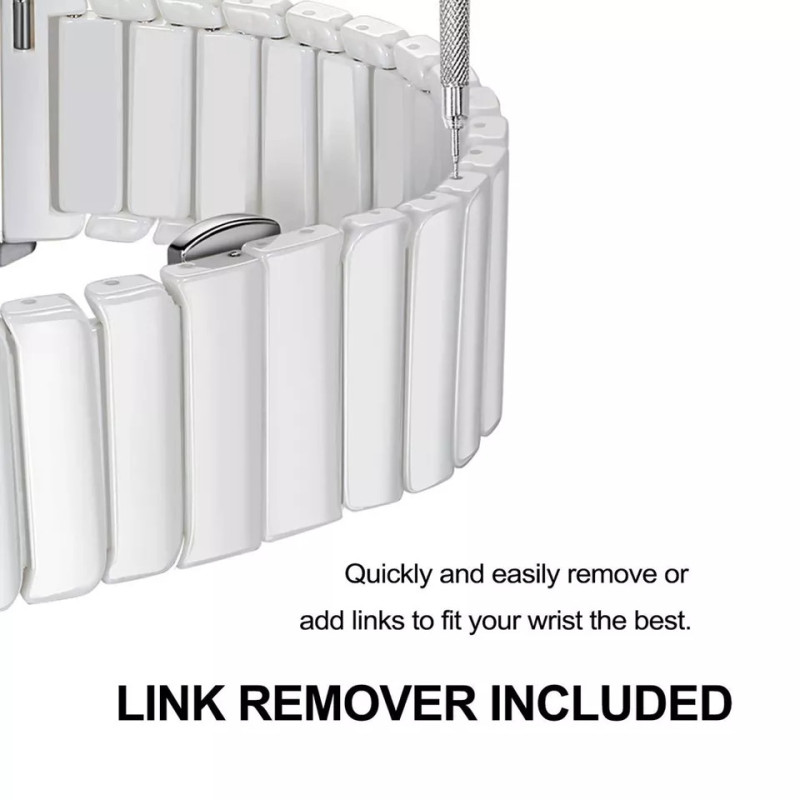 Керамічний браслет для Samsung Galaxy Watch 4 40mm / Classic 42mm / 44mm / Classic 46 mm