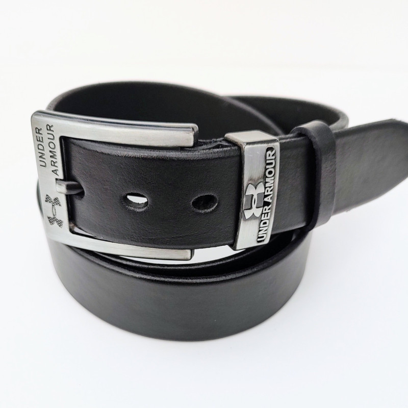 Чоловічий шкіряний ремінь. Чорний