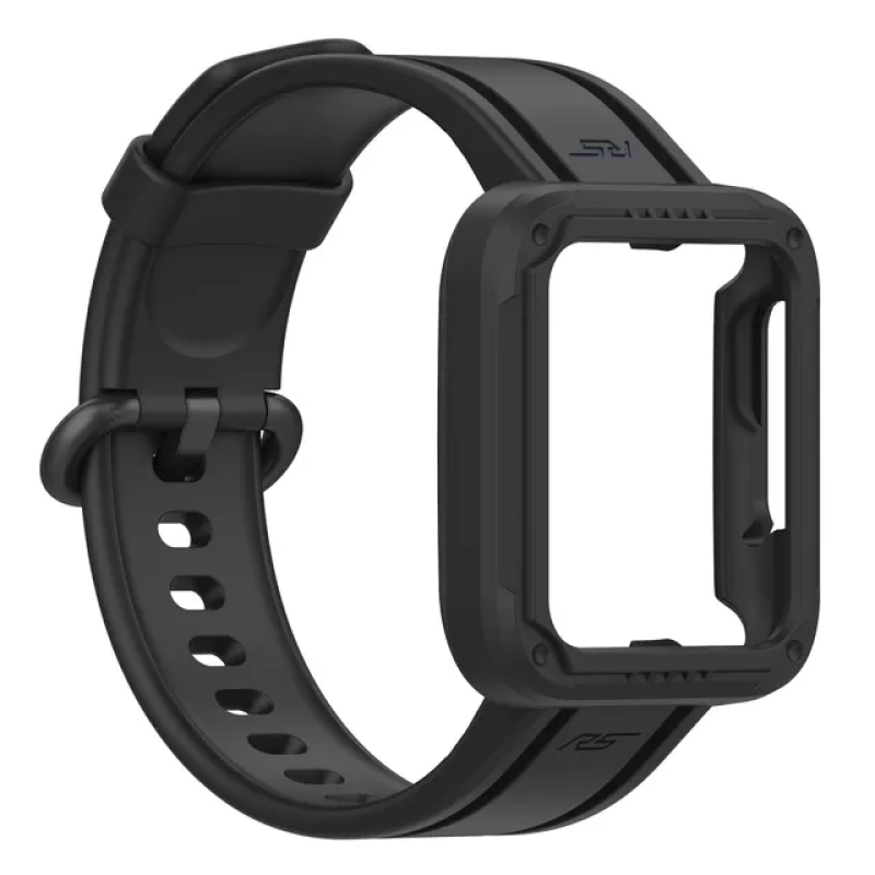 Силіконовий ремінець з чохлом для Xiaomi Mi Watch Lite / Redmi Watch