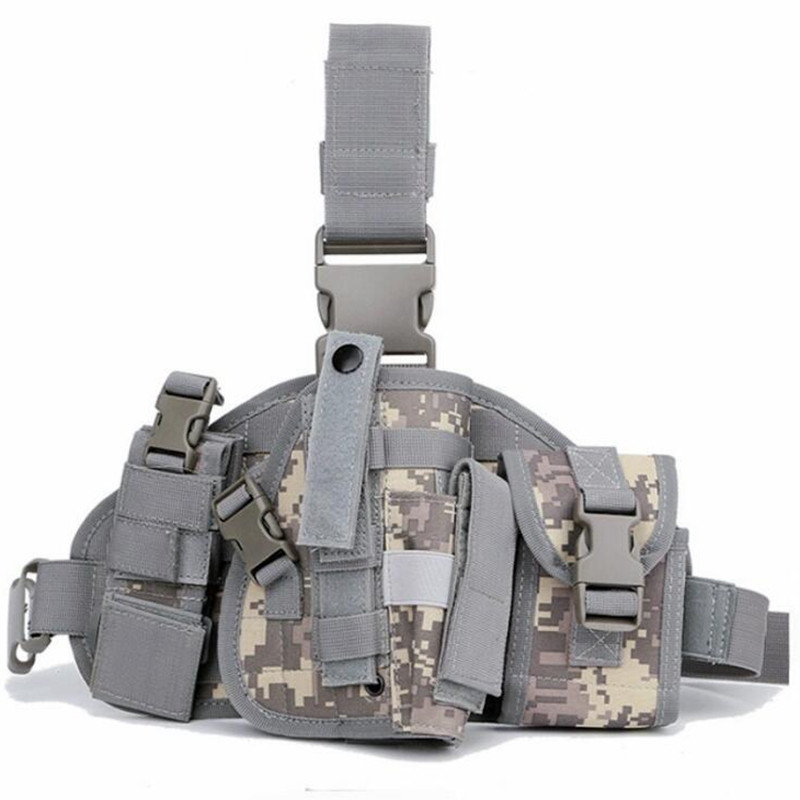 Тактична кобура на ногу універсальна для пістолета. Піксель