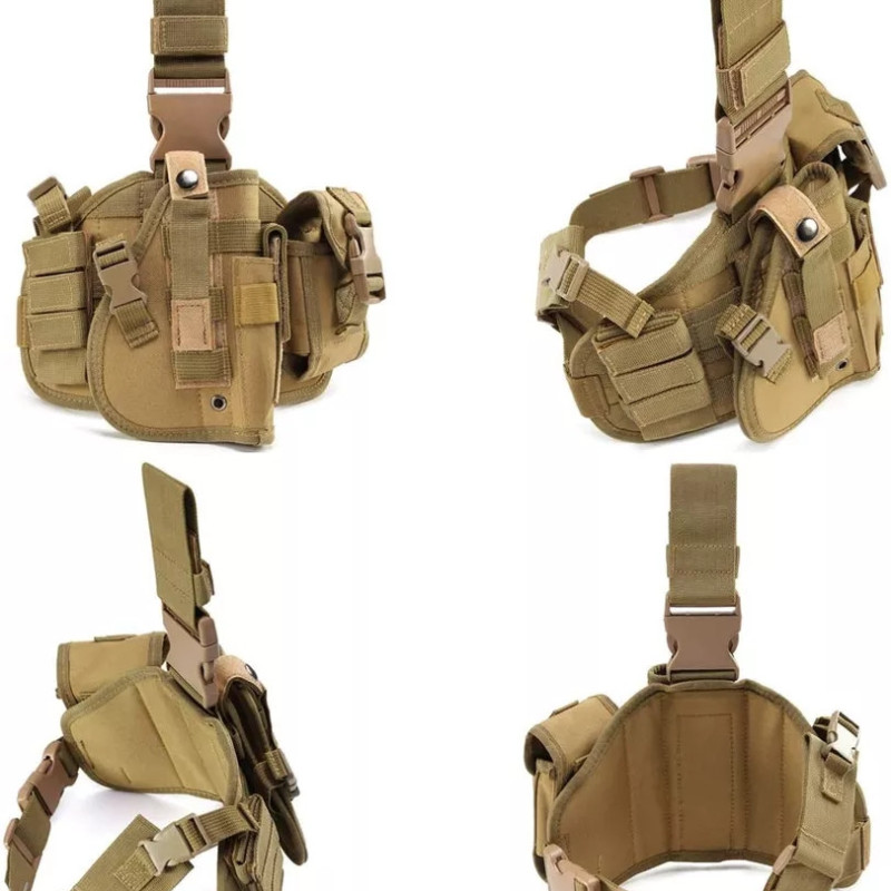 Тактична кобура на ногу універсальна для пістолета. Піксель