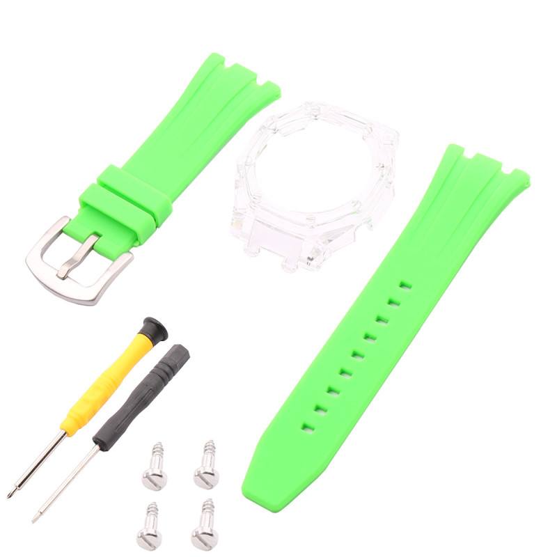 Ремінець, безель (рант) для годинника Casio G-SHOCK GA-2100 / GA-2110 Салатовий