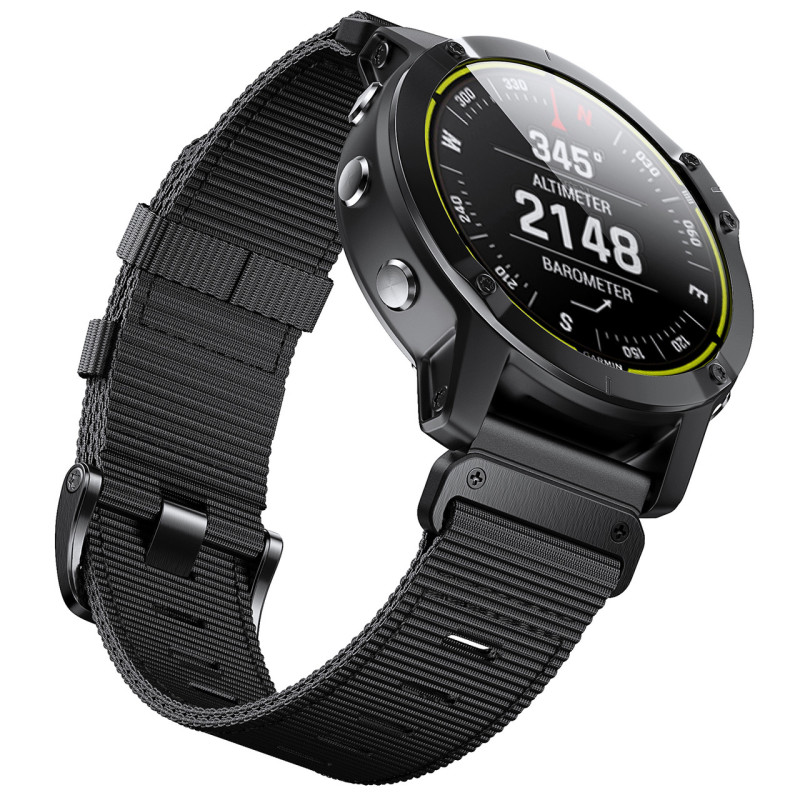 Тканинний ремінець для Garmin Fenix 7X / Enduro / 6X / 5X / Tactix / 3 HR / QUICK FIT 26 MM