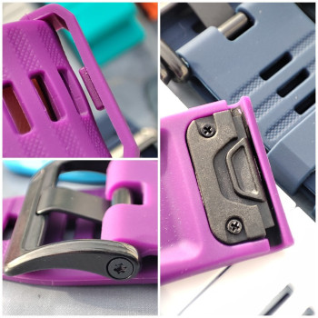 Ремінець для Garmin Fenix 7X / Enduro / 6X / 6X Pro / Tactix Delta/ 5X /5X Plus/3 HR /Quatix 3 /Quick Fit/26м Темно-сірий