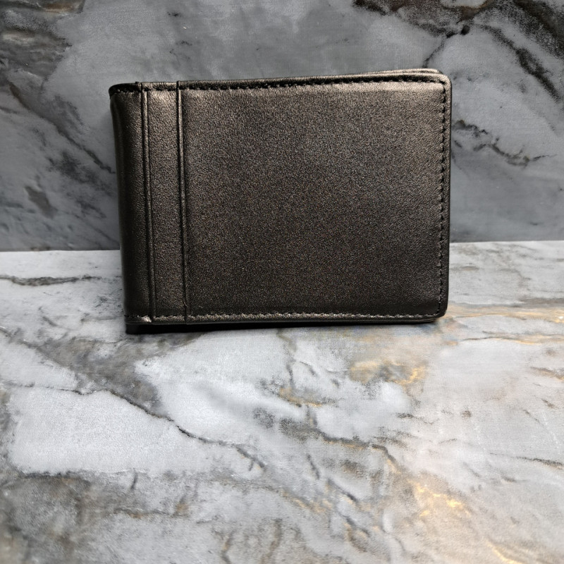 Затискач для купюр  з натуральної шкіри