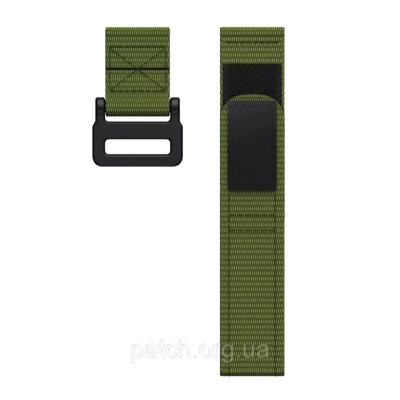 Тканевий ремінець для Garmin Fenix 6-6 Pro / 6 Supphire / Fenix 5-5 Plus / Foreruner 945 / MARQ / 22 мм Зелений