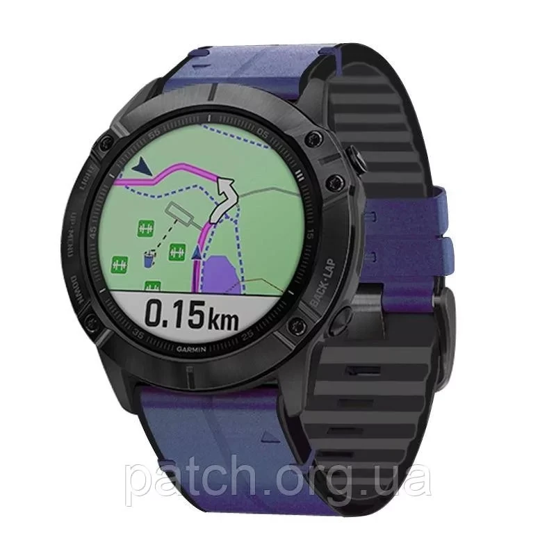 Ремінець для Garmin Fenix 7/Fenix6-6 Pro/6 Supphire/Fenix 5/Forerunner 945/MARQ/Approach S60/Quick Fit/ 22 мм Синій