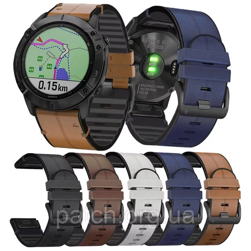 Ремінець для Garmin Fenix 7/Fenix6-6 Pro/6 Supphire/Fenix 5/Forerunner 945/MARQ/Approach S60/Quick Fit/22 мм Білий