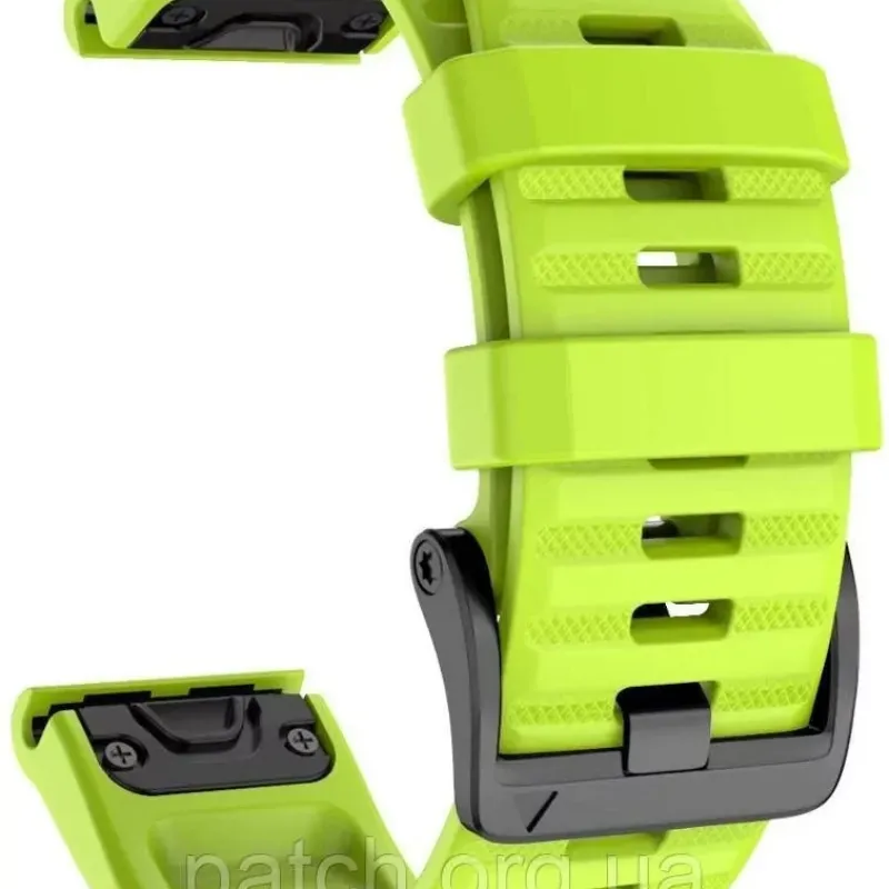 Ремінець для Garmin Fenix 7/Epix/6-6 Pro/6 Supphire/Fenix 5-5 Plus/Foreruner 945/MARQ/ Quick Fit / 22 мм Салатовий
