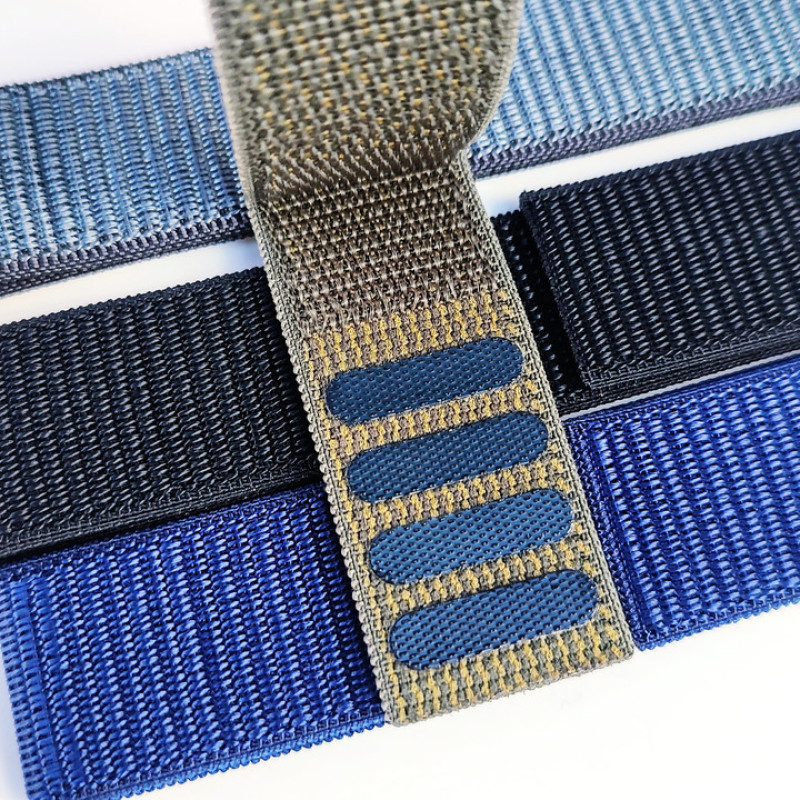 Тканевий ремінець для Garmin Fenix 7 / 6-6 Pro / 6 Supphire / Fenix 5-5 Plus / Foreruner 945 / MARQ / 22 мм Синій