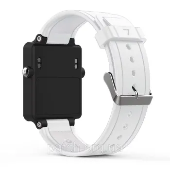 Змінний силіконовий ремінець для годинника Garmin Vivoactive Acetate Білий