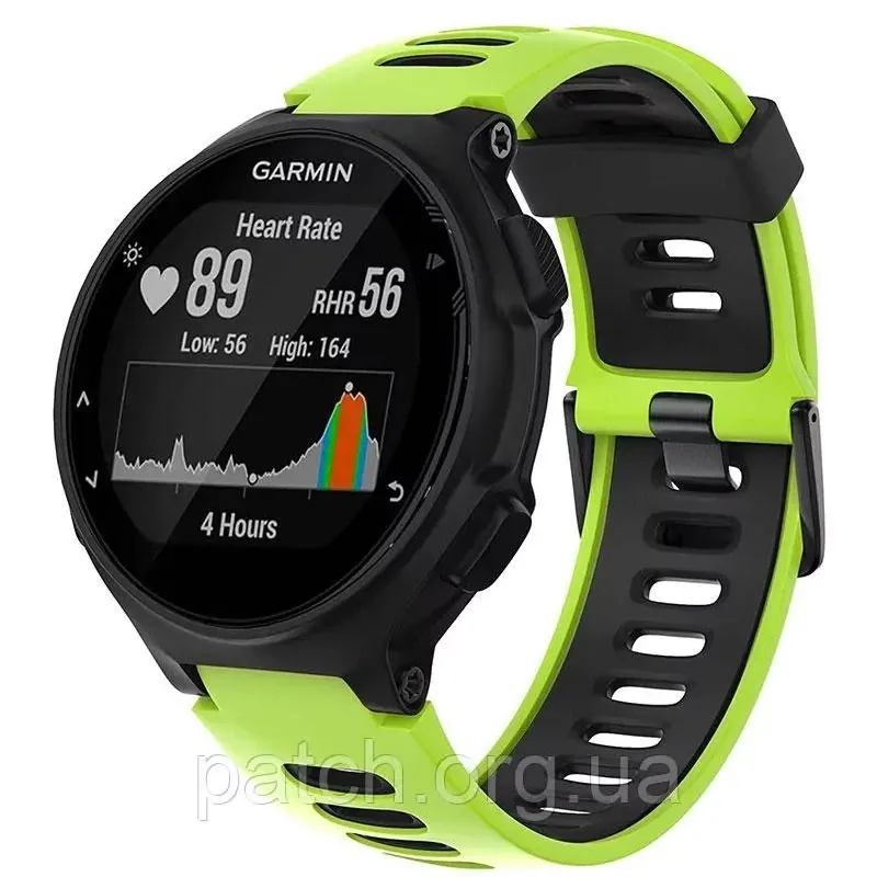 Змінний ремінець для годинника Garmin Forerunner 220 / 230 / 235 / 620 / 630 / 735 Салатовий