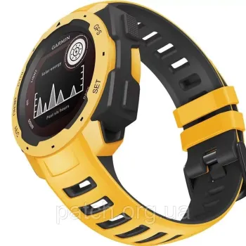 Змінний ремінець для наручних годинників Garmin Instinct Tide/Esports/Solar/Tactical Жовтий