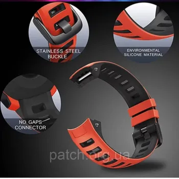 Змінний ремінець для наручних годинників Garmin Instinct Tide/Esports/Solar/Tactical Червоний